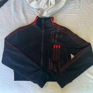 Alexander wang x adidas crop jacket